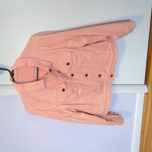 Pink Denim Jacket | Size Small